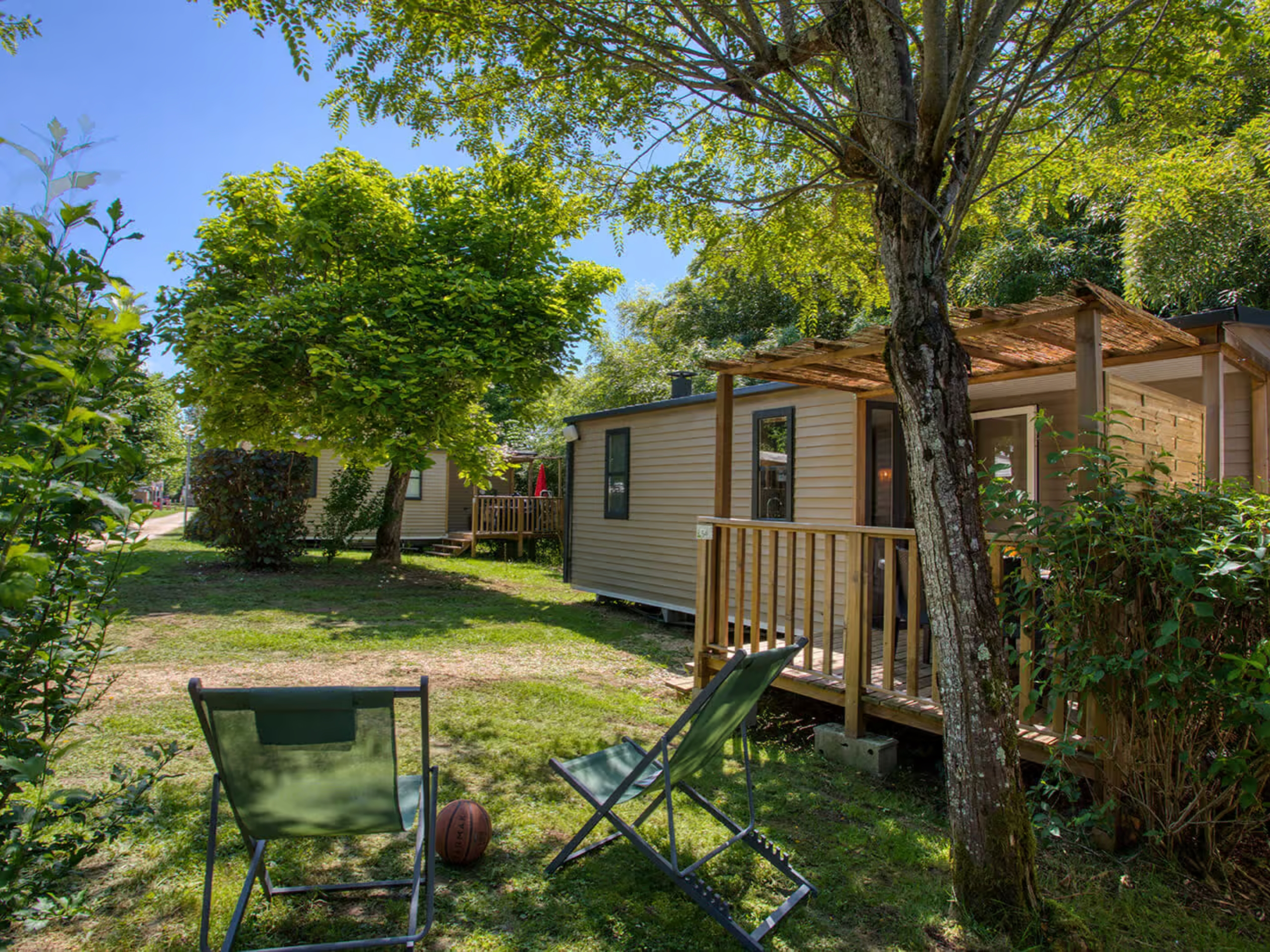 Mobilhome o'hara premium camping dordogne Le Tiradou