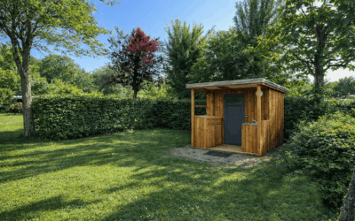 Emplacement Freecamp en Dordogne avec sanitaire privé